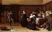 CODDE, Pieter Musical Company dfg oil painting reproduction